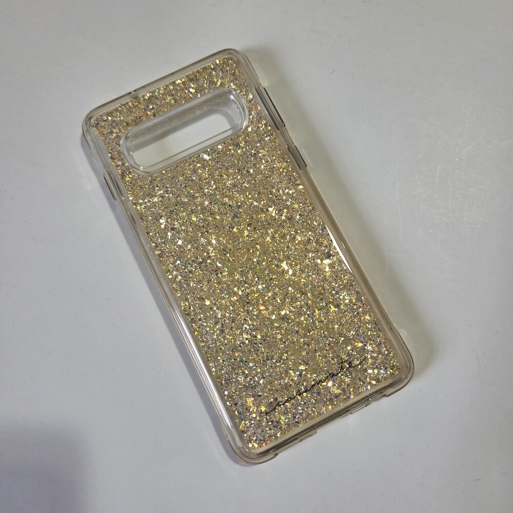 Galaxy S10 gold glitter case by CaseMate for Samsung